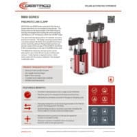 PDF preview for 8800 Series Pneumatic Link Clamps - Flyer- EN US