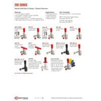 PDF preview for 202 Series Vertical Hold Down Clamps - Catalog Pages - EN US