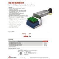 PDF preview for DPE Series 2-Jaw Electric Parallel Grippers - Catalog Pages - EN US