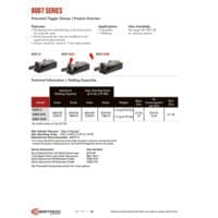 PDF preview for 8007 Series Pneumatic Hold Down Toggle Clamps - Catalog Pages - EN US