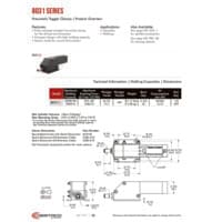 PDF preview for 8031 Series Pneumatic Enclosed Straight Line Action (Plunger) Toggle Clamps - Catalog Pages - EN US