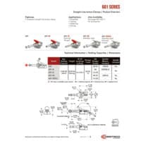 PDF preview for 601 Series Straight Line Action (Plunger) Clamps - Catalog Pages - EN US