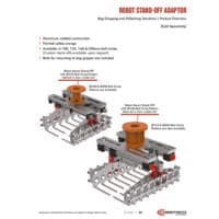 PDF preview for DBG Series Bag Gripper - Robot Stand-Off Adaptors - Catalog Pages - EN US