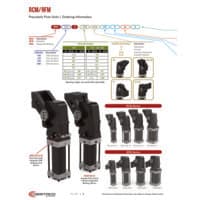 PDF preview for RCM/RFM Series Pneumatic Pivot Units - Catalog Pages - EN US