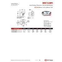 PDF preview for Round Tooling Wrist Clamps and Blocks - Catalog Pages - EN US