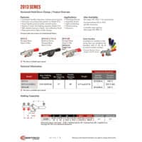 PDF preview for 2013 Series Horizontal Hold Down Clamps - Catalog Pages - EN US