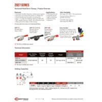 PDF preview for 2027 Series Horizontal Hold Down Clamps - Catalog Pages - EN US