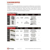 PDF preview for Clean Room Products - Robohand Products - Catalog Section - EN US