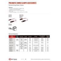PDF preview for Swing Clamp Accessories - Manual Clamps - Catalog Section - EN US
