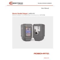 PDF preview for eRDH Series Electric Parallel Grippers - User Manual - EN DE FR CN LAS